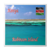 zKE021 KENYA, Robinson Island, Afrika, Fliese (Vorderseite)