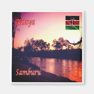 zKE022 SAMBURU, KENIA, Afrika, Kühlschrank Magnet
