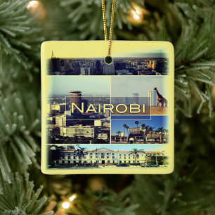 zKE026 NAIROBI, Kenia, Afrika, Keramikornament