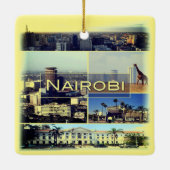 zKE026 NAIROBI, Kenia, Afrika, Keramikornament (Rückseite)