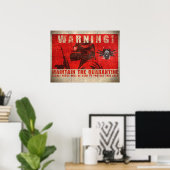 ZKE Quarantine Warning Poster (Heimbüro)