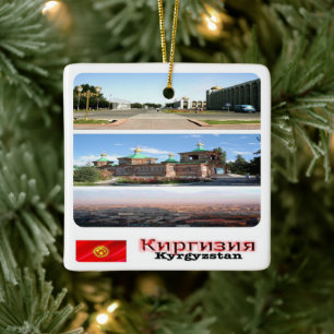 zKG003 KYRGYZSTAN-Mosaik, Asien Keramikornament