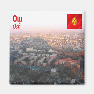 zKG005 OSH, Kirgisistan, Asien, Kühlschrank Magnet
