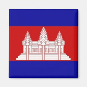 zKH001 Kambodschanischer FLAG Kambodscha, Kühlschr Magnet