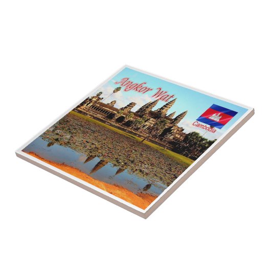 zKH005 ANGKOR WAT, Cambodia, Asia, Fliese (Seite)