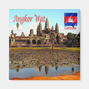 zKH005 ANGKOR WAT, Kambodscha, Asien, Kühlschrank Magnet
