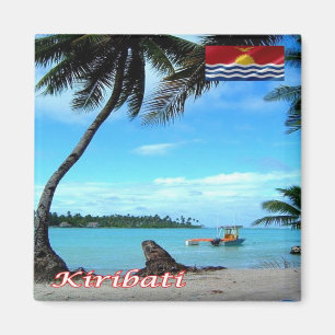 zKI007 KIRIBATI, Panorama, Ozeanien, Kühlschrank Magnet