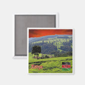 zKM006 COMOROS, Panorama, Afrika, Kühlschrank Magnet (Vorderseite/Rückseite)