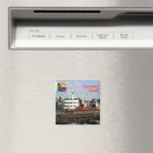 zKM007 MORONI, COMOROS, Afrika, Kühlschrank Magnet (In Situ (Geschirrspüler))