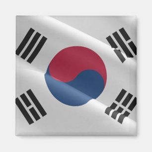 zKR002 Südkoreanischer schwellender FLAG Südkorea  Magnet