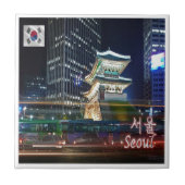 zKR007 NAMDAEMUN at night SEOUL, Südkorea, Fliese (Vorderseite)
