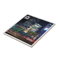 zKR007 NAMDAEMUN at night SEOUL, Südkorea,