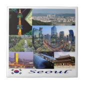 zKR008 SEOUL Mosaik, Südkorea, Asien, Fliese (Vorderseite)