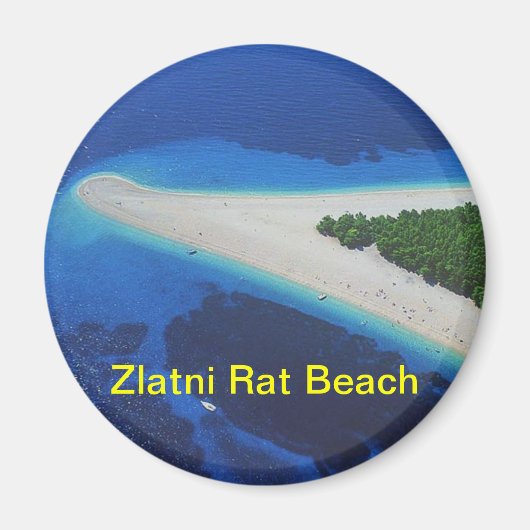 Zlatni Rat Beach Magnet (Vorne)