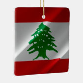 zLB002 wachend libanesischer FLAG Libanon, Keramikornament (Rechts)