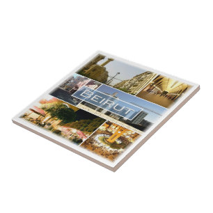 zLB003 BEIRUT, Libanon, Asien. Fliese