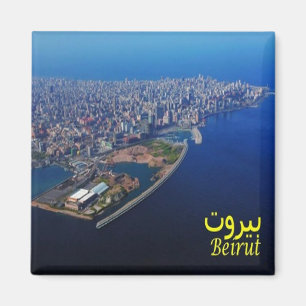 zLB010 BEIRUT Stadt, Libanon, Asien, Kühlschrank Magnet