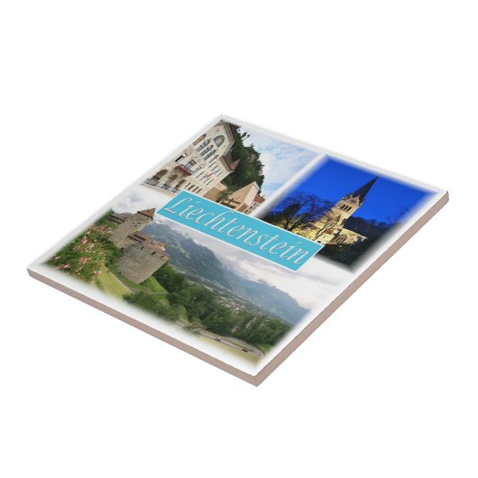 zLI003 VADUZ Liechtenstein, Fliese (Seite)