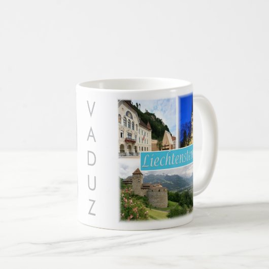 zLI003 VADUZ Liechtenstein, Kaffeetasse (VorderseiteRechts)