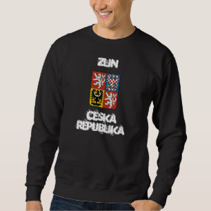 Zlin, Tschechische Republik mit Wappen Sweatshirt