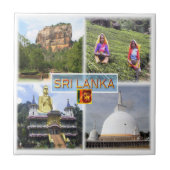zLK003 SIGIRIJA, GOLDEN TEMPLE, Sri Lanka, Fliese (Vorderseite)