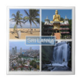 zLK004 SRI LANKA-Mosaik, Asien, Fliese (Vorderseite)