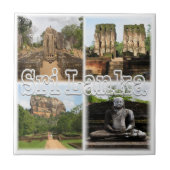 zLK006 SRI LANKA Collage, Asien, Fliese (Vorderseite)