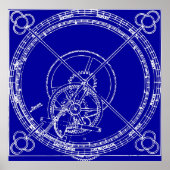 Zlock Gears Blueprint Poster (Vorne)