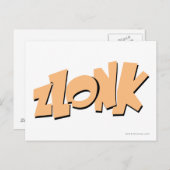 ZLONK! POSTKARTE (Vorne/Hinten)