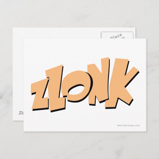 ZLONK! POSTKARTE (Vorne/Hinten)