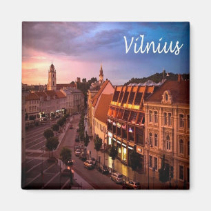 zLT009 VILNIUS, Litauen, Europa, Kühlschrank Magnet