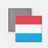 zLU001 Luxembourg FLAG, Kühlschrank Magnet (Vorderseite/Rückseite)