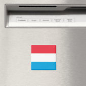zLU001 Luxembourg FLAG, Kühlschrank Magnet (In Situ (Geschirrspüler))