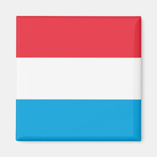 zLU001 Luxembourg FLAG, Kühlschrank Magnet (Vorne)