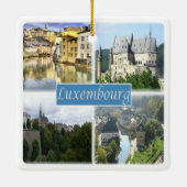 zLU003 LUXEMBURG, Keramikornament (Rückseite)