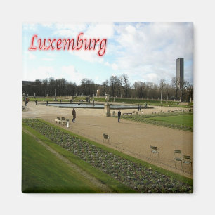 zLU004 GARDENS AMPHITHEATER, Luxemburg, Kühlschran Magnet