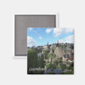 zLU005 LUXEMBURG, Kühlschrank Magnet (Vorderseite/Rückseite)