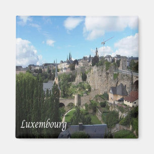 zLU005 LUXEMBURG, Kühlschrank Magnet