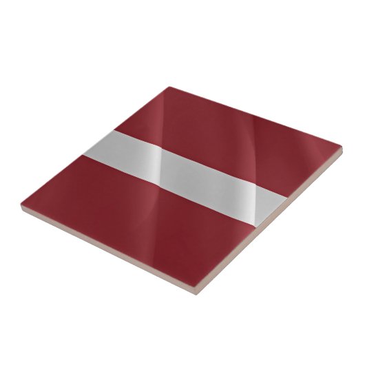 zLV002 LATVIA waving FLAG, Fliese (Seite)