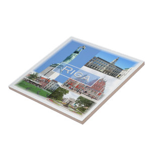 zLV004 RIGA, Republika Lettland, Europa, Fliese