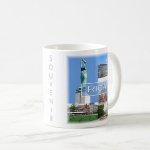 zLV004 RIGA, Republika Lettland, Europa, Kaffeetasse