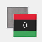 zLY001 LIBYA, FLAG, Afrika, Kühlschrank Magnet (Vorderseite/Rückseite)