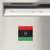 zLY001 LIBYA, FLAG, Afrika, Kühlschrank Magnet (In Situ (Geschirrspüler))