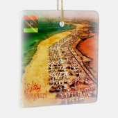 ZLY005 BENGHAZI, Strand, Libyen, Afrika, Kühlschra Keramikornament (Rechts)