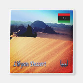 zLY009 LIBYA, Wüste, Afrika, Kühlschrank Magnet (Vorne)