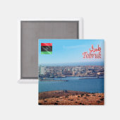 zLY013 TOBRUK, Libyen, Afrika, Kühlschrank Magnet (Vorderseite/Rückseite)