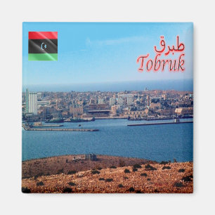 zLY013 TOBRUK, Libyen, Afrika, Kühlschrank Magnet