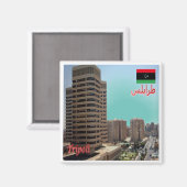 zLY015 TRIPOLI, Libyen, Afrika, Kühlschrank Magnet (Vorderseite/Rückseite)
