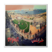 zLY023 TRIPOLI Port, Libyen, Afrika, Fliese (Vorderseite)