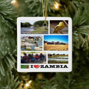 ZM010 ZAMBIA I Liebe, Mosaik, Afrika, Keramikornament
